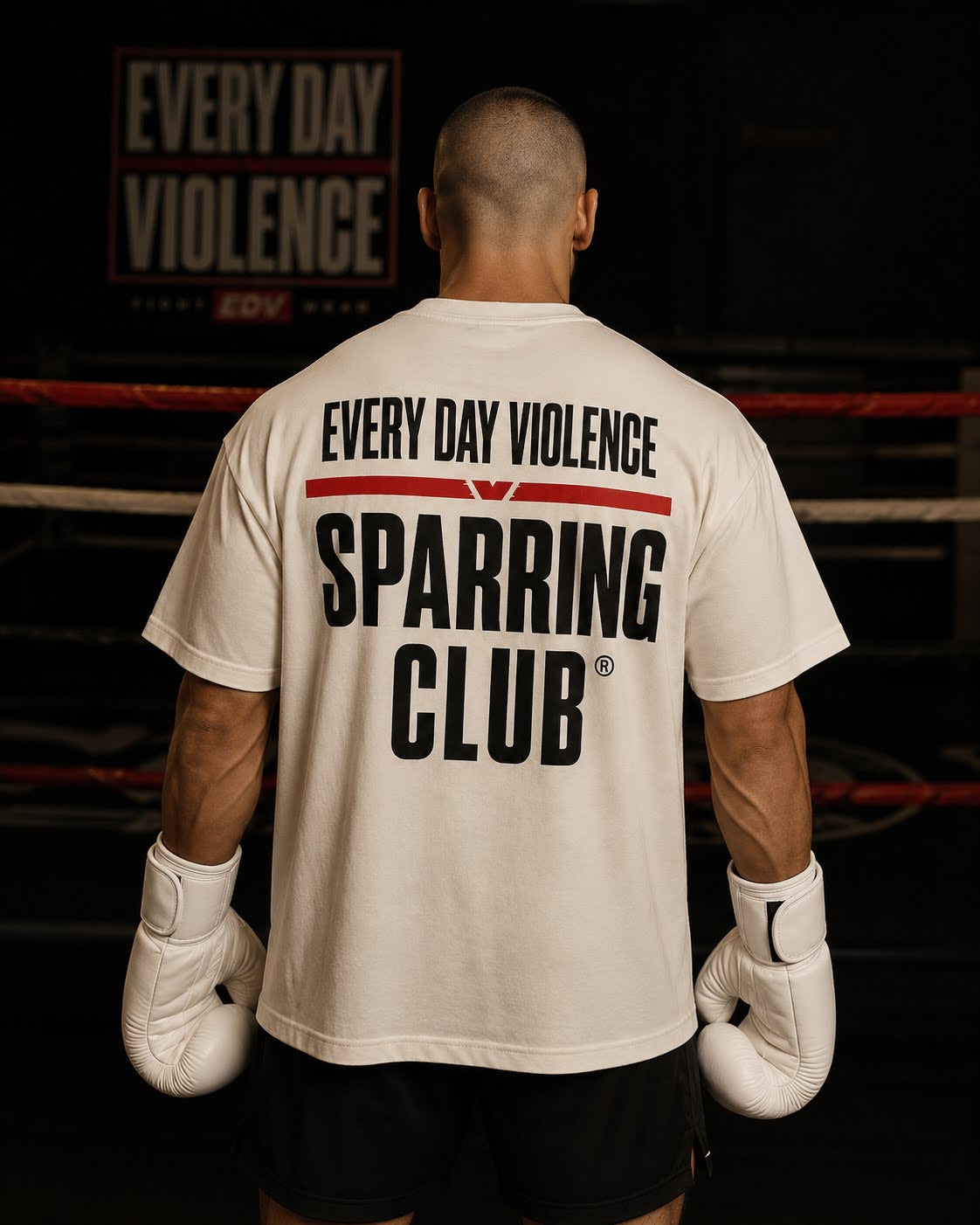 Camiseta EDV Sparring Club Branca