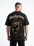 Camiseta EDV Capacete Gótico Preta