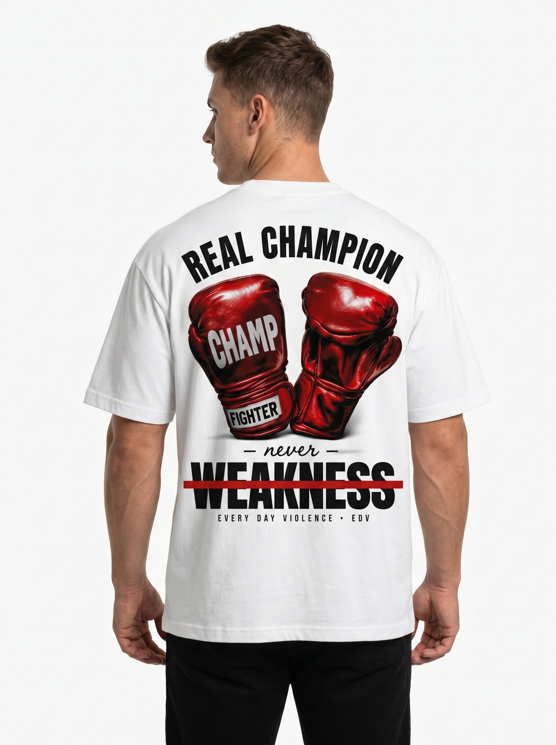Camiseta EDV Real Champion Branca