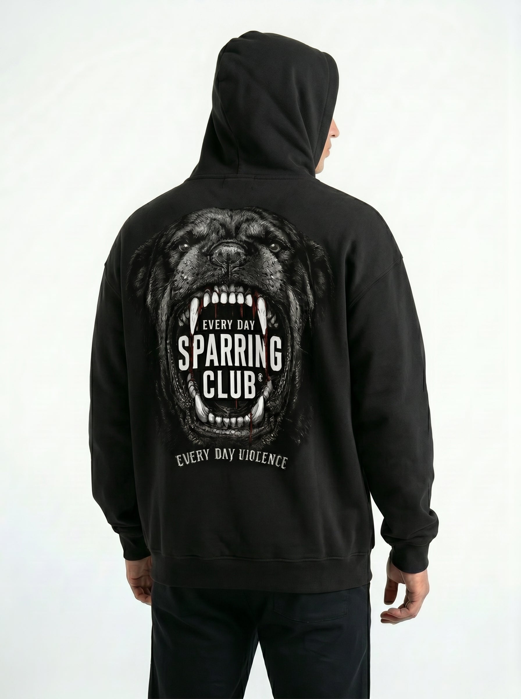 Moletom EDV Rottweiler Sparring Club Preto