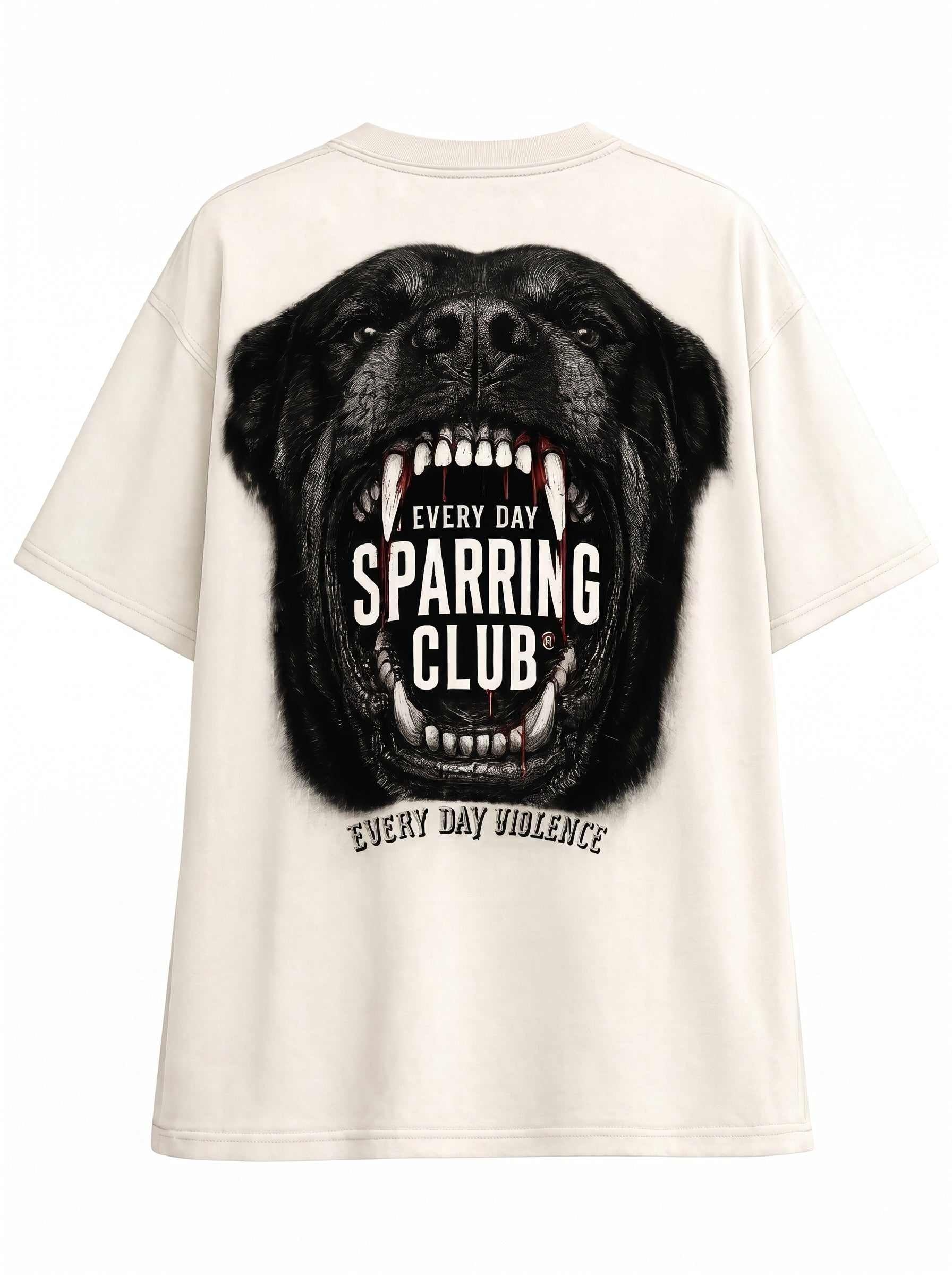 Camiseta EDV Rottweiler Sparring Club Off-White