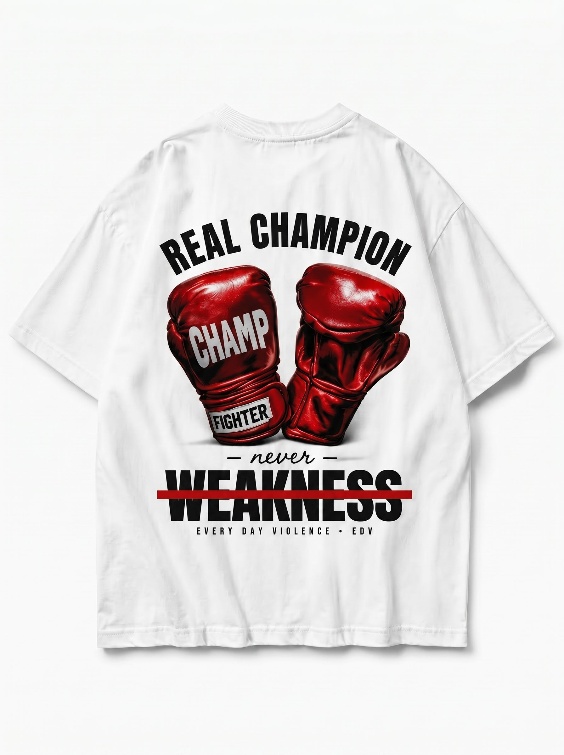 Camiseta EDV Real Champion Branca