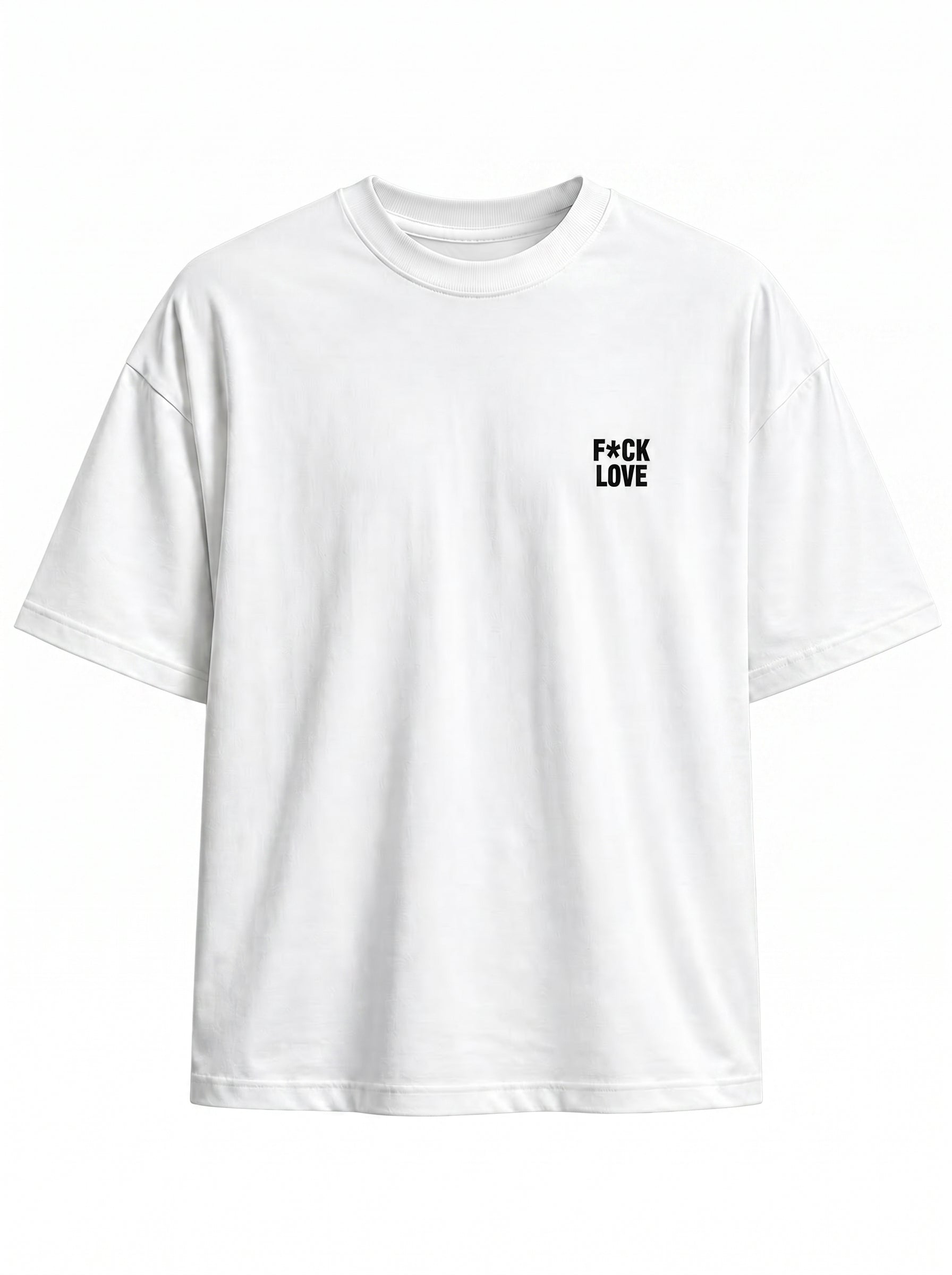 Camiseta EDV F*ck Love Get Sparring Branca
