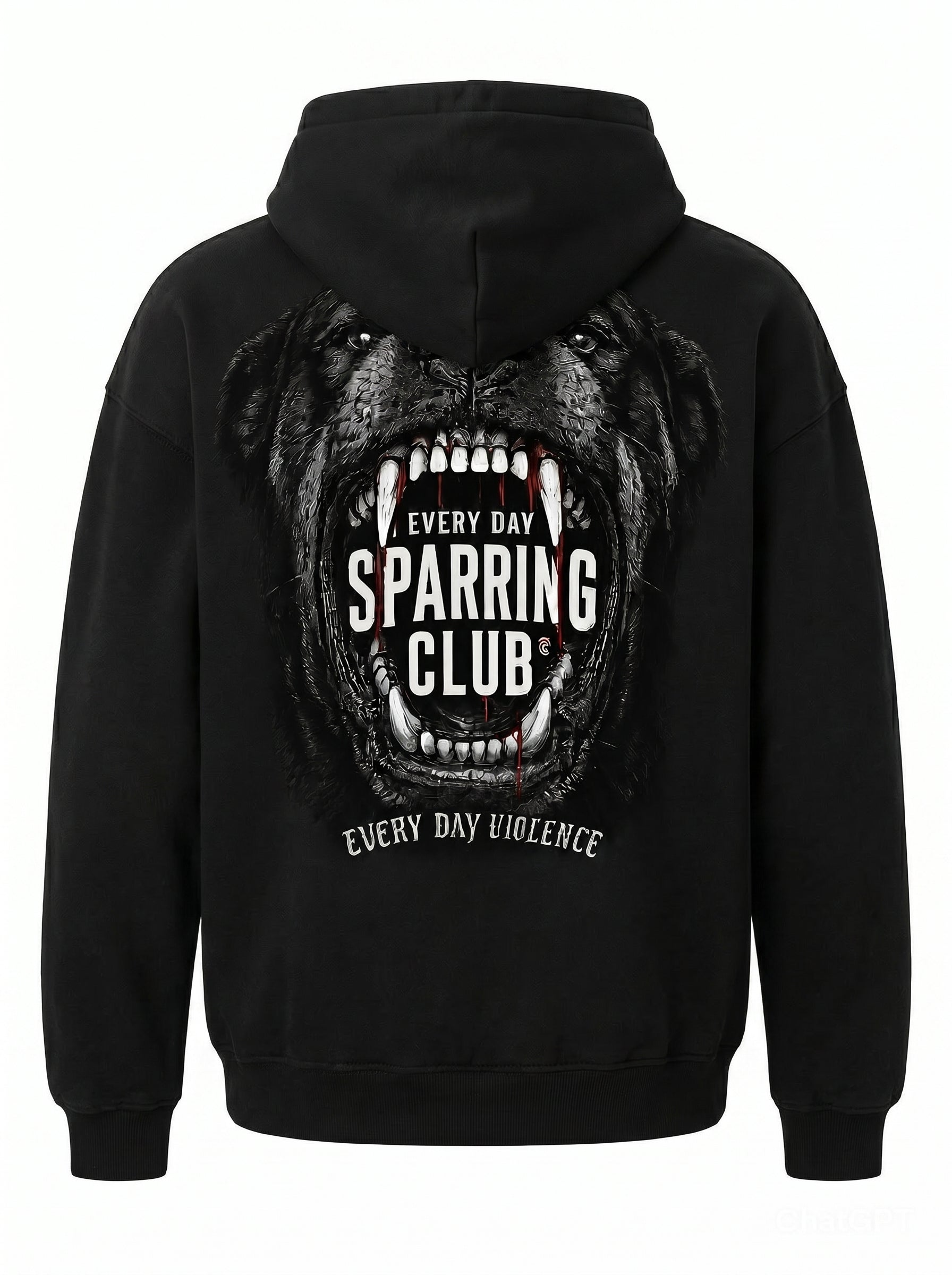 Moletom EDV Rottweiler Sparring Club Preto