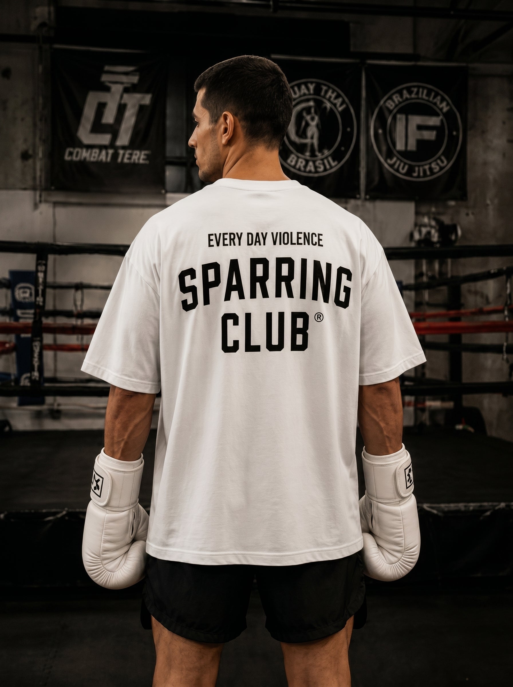 Camiseta EDV Sparring Club Branca